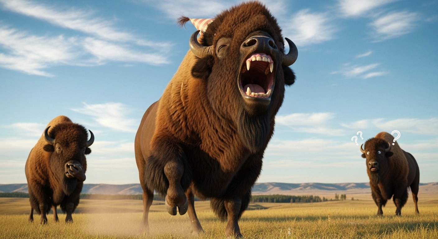 Bison Love Puns That Are Adorably Wild