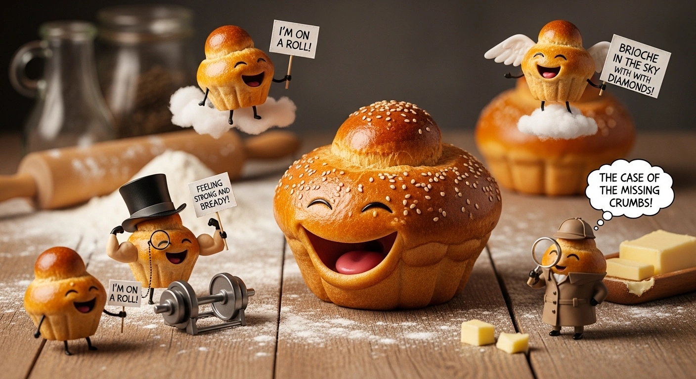 Brioche Diet Struggle Puns