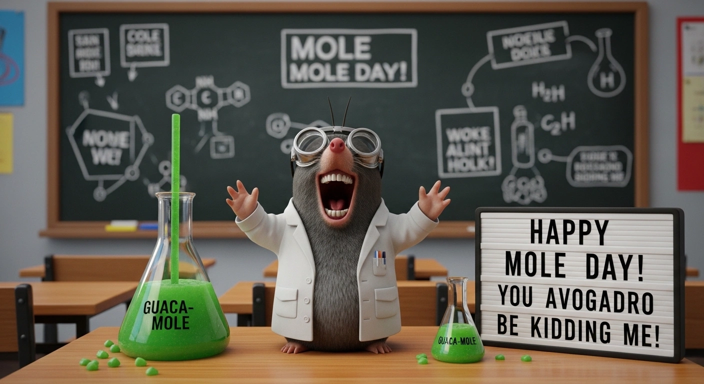 Chemistry Relationship Mole Day Puns