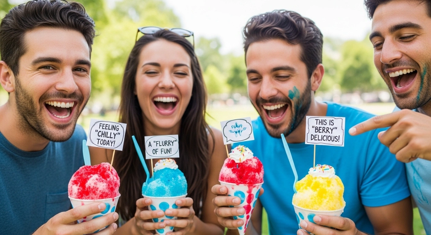 Citrus Snow Cone Puns
