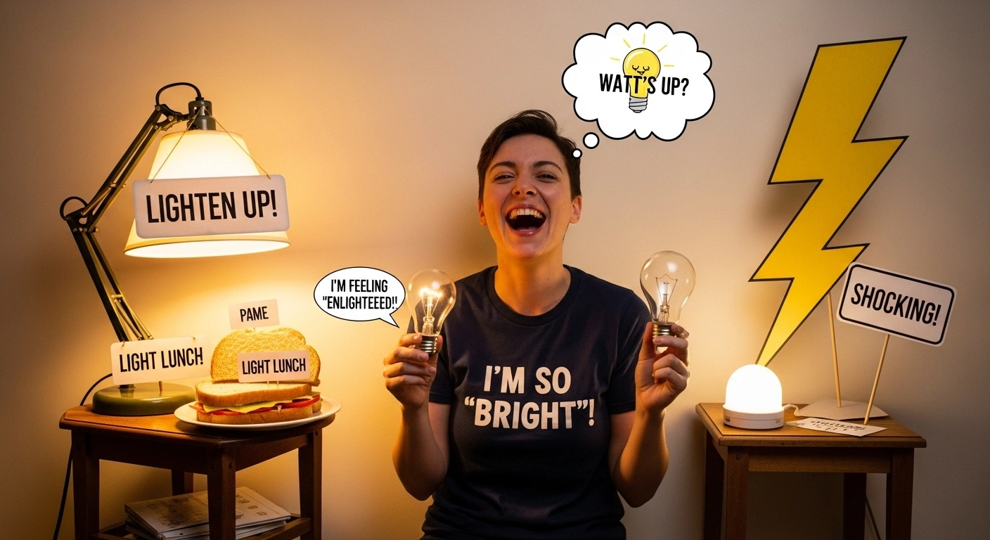 Glow Up Lighting Puns That Radiate Change