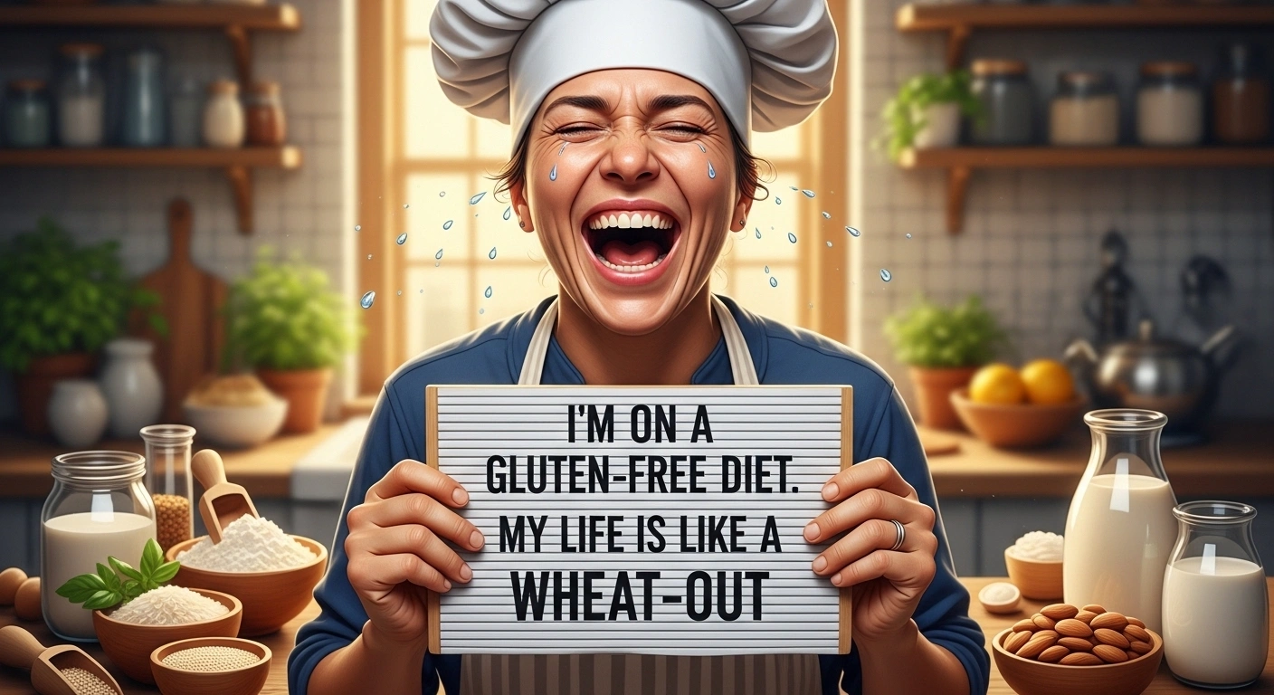 Gluten Free Grocery Shopping Puns