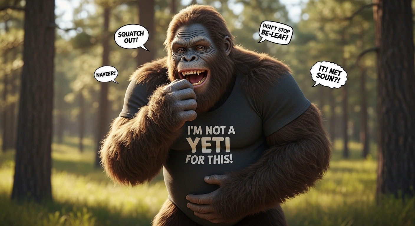 Grilled Food Campfire Sasquatch Puns