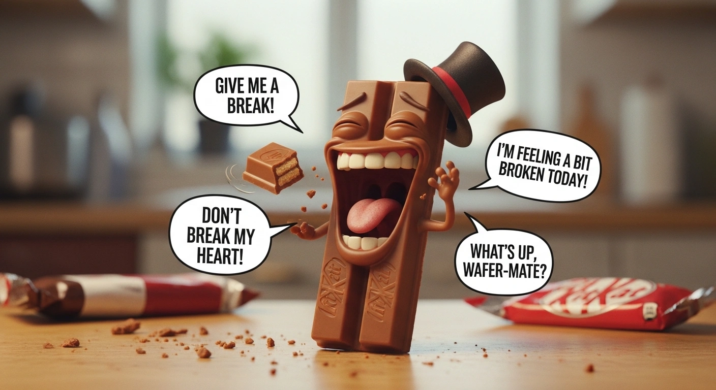 Kit Kat Puns About Life Philosophy – Break It Easy