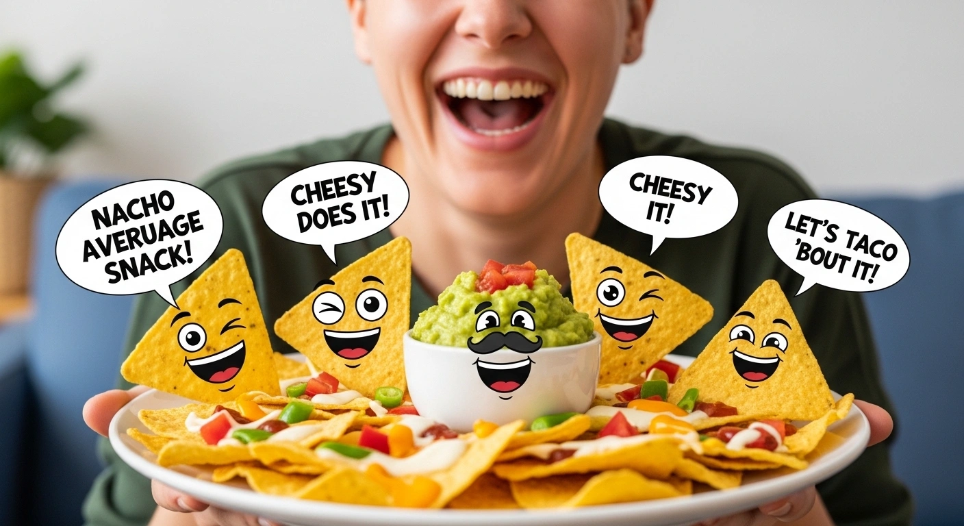 Kitchen Nachos Puns While Cooking Chaos