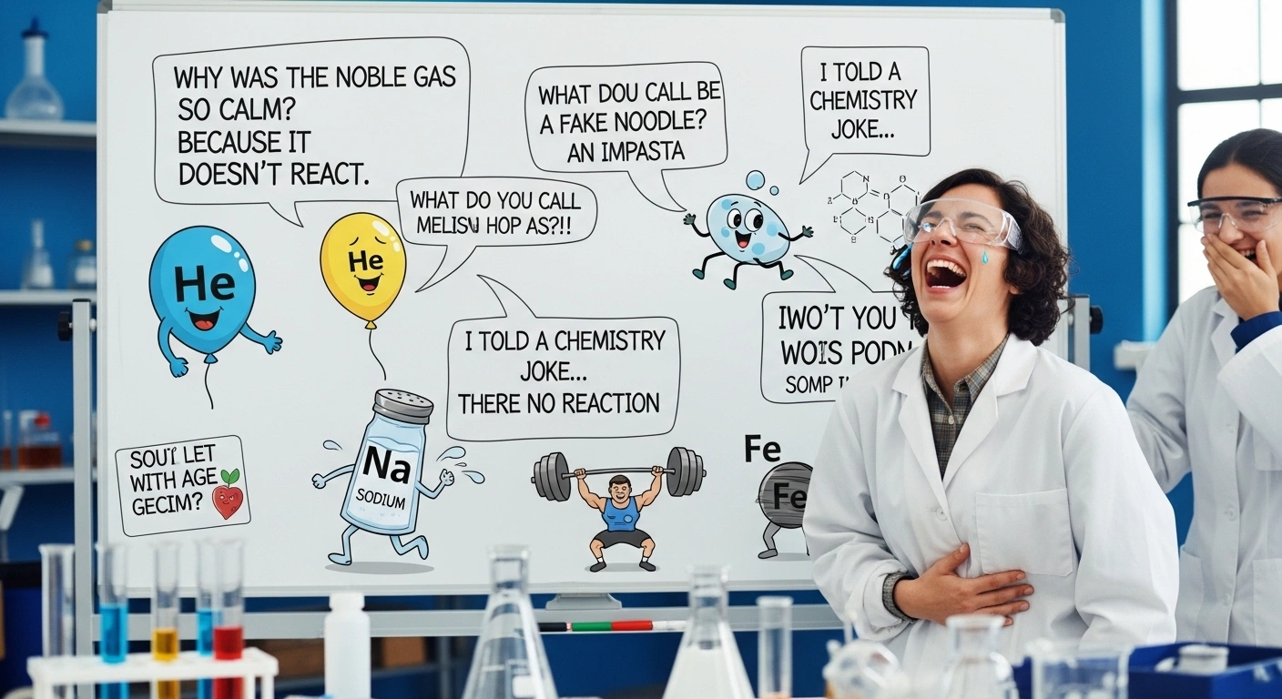 Neon Element Jokes That Glow With Humor