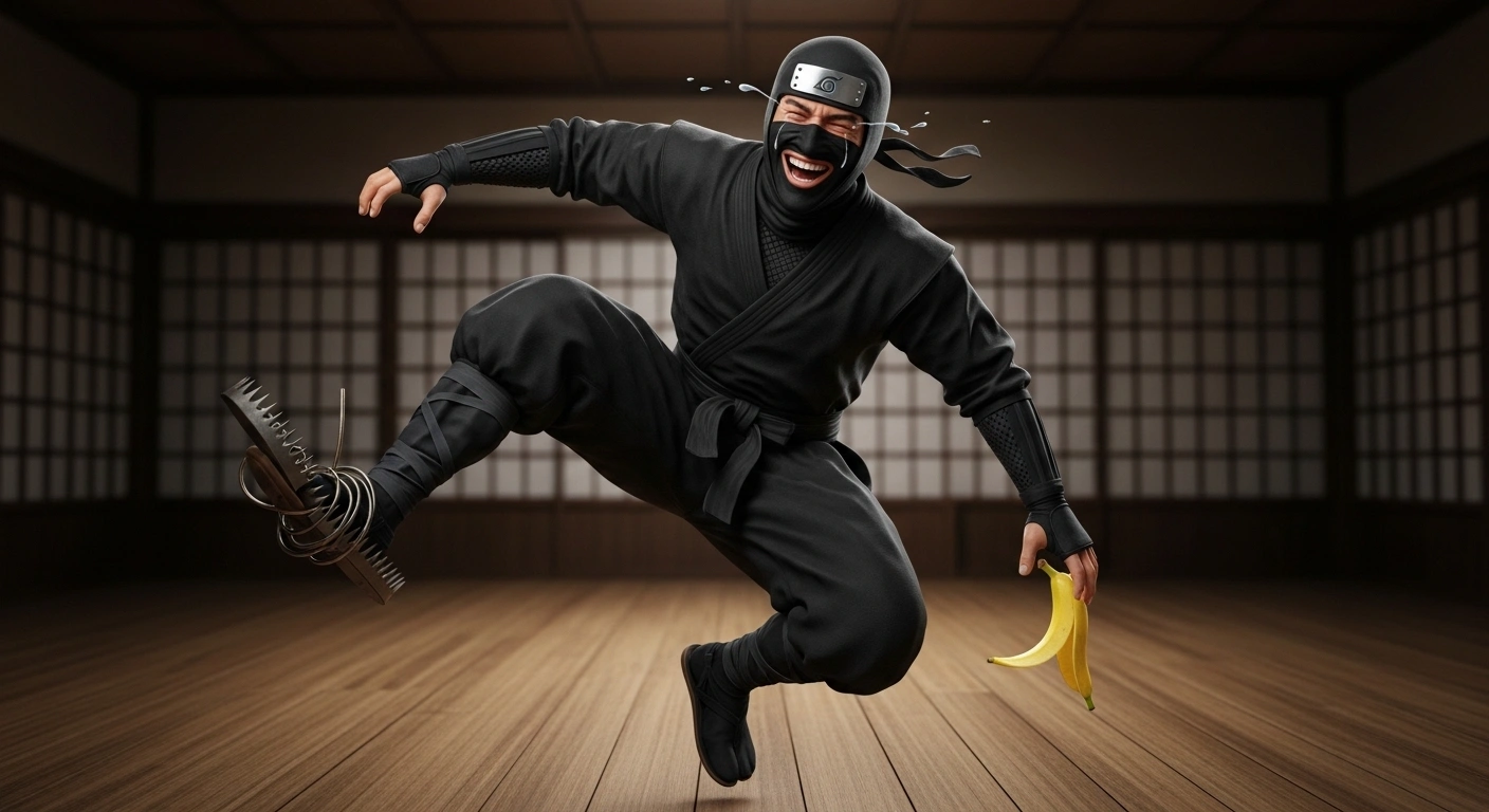 Ninja Jokes in Snack Attack Mode
