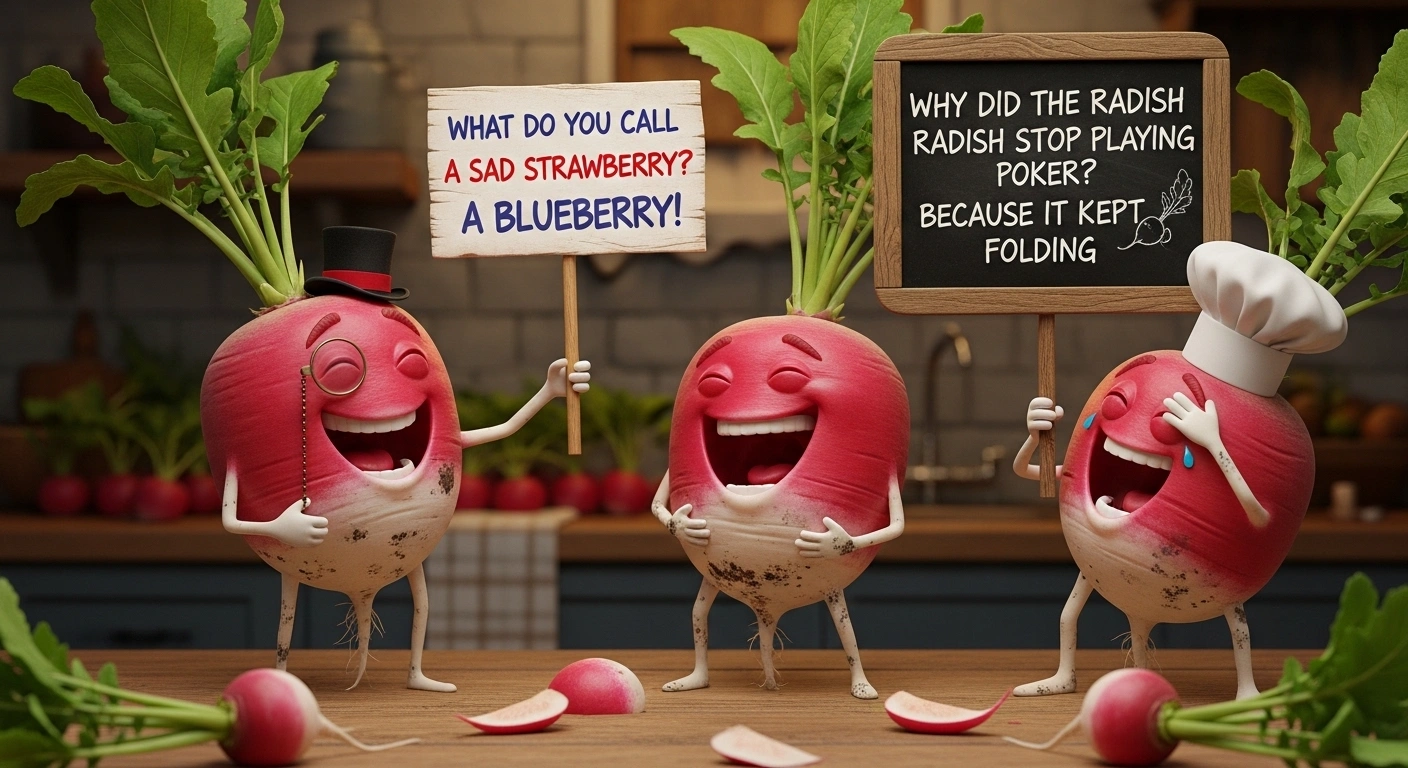 Radish Puns for Kids