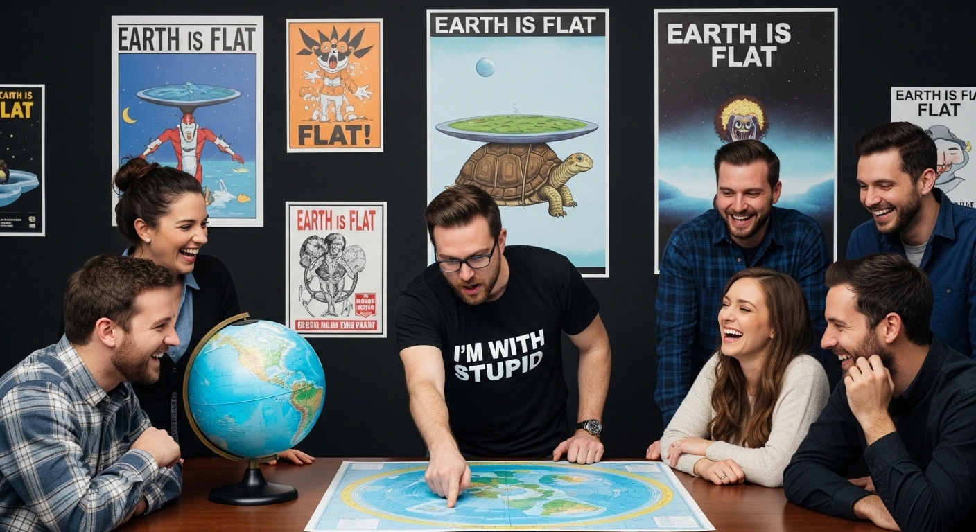 Relationship Earth is Flat Jokes