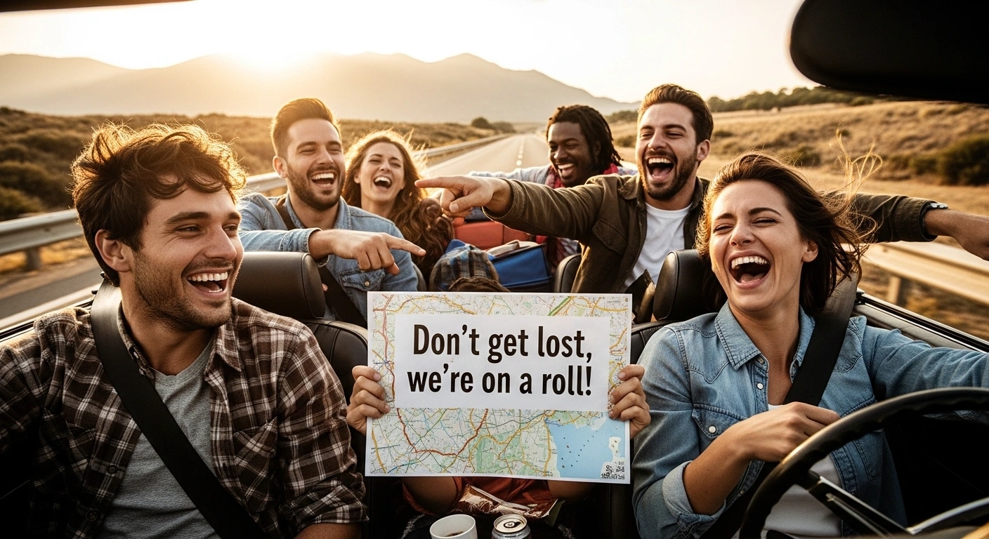 Road Trip Puns About Night Driving Vibes