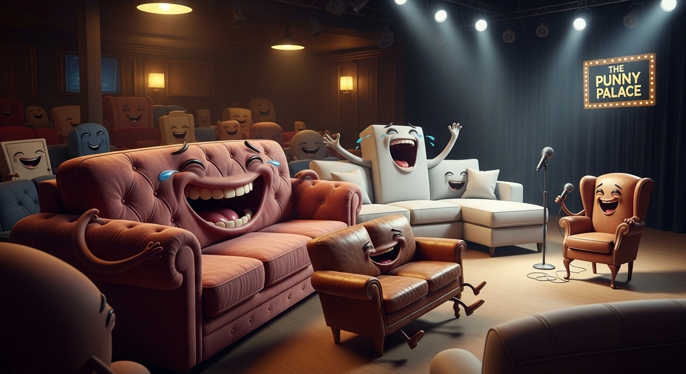 Sofa Puns About Friends Hanging Out