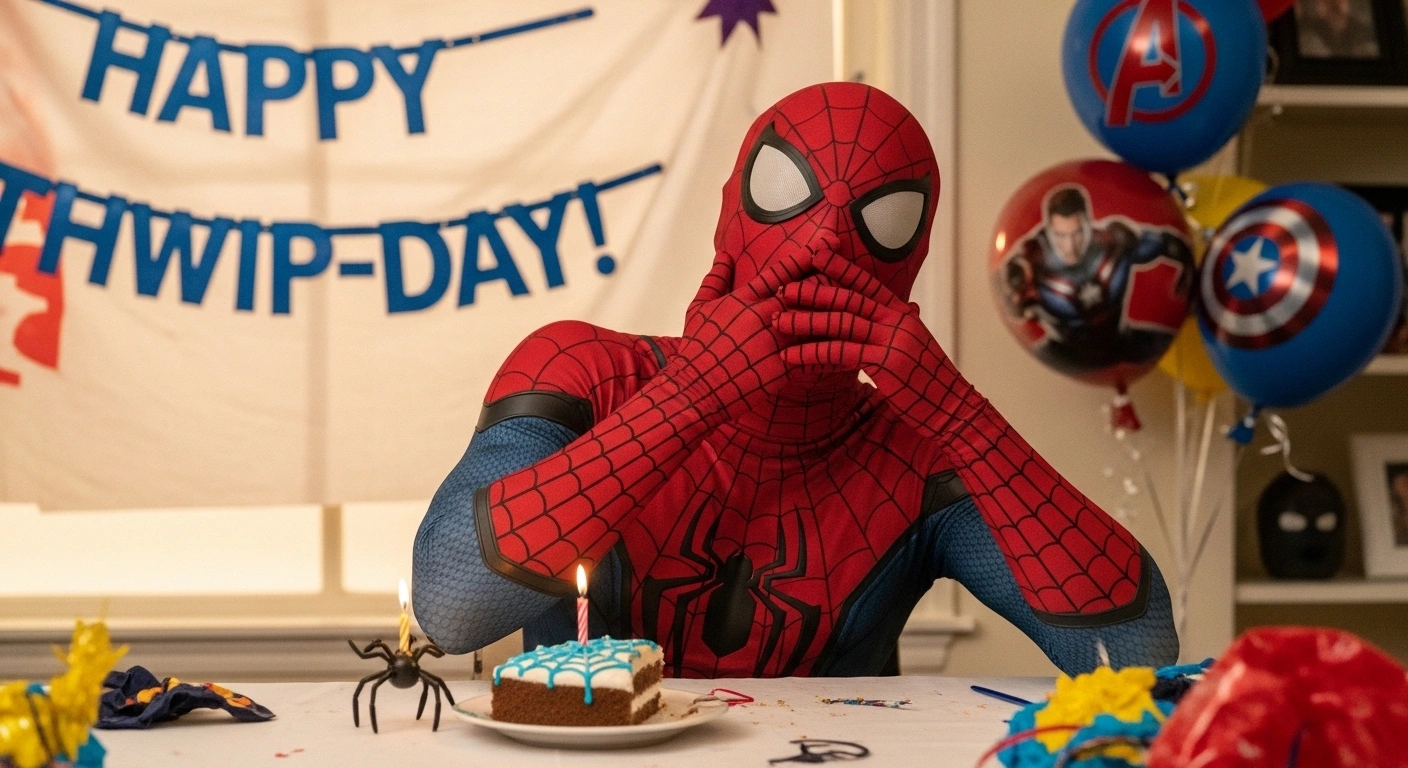 Spiderman Web-Swinging Entrance Humor
