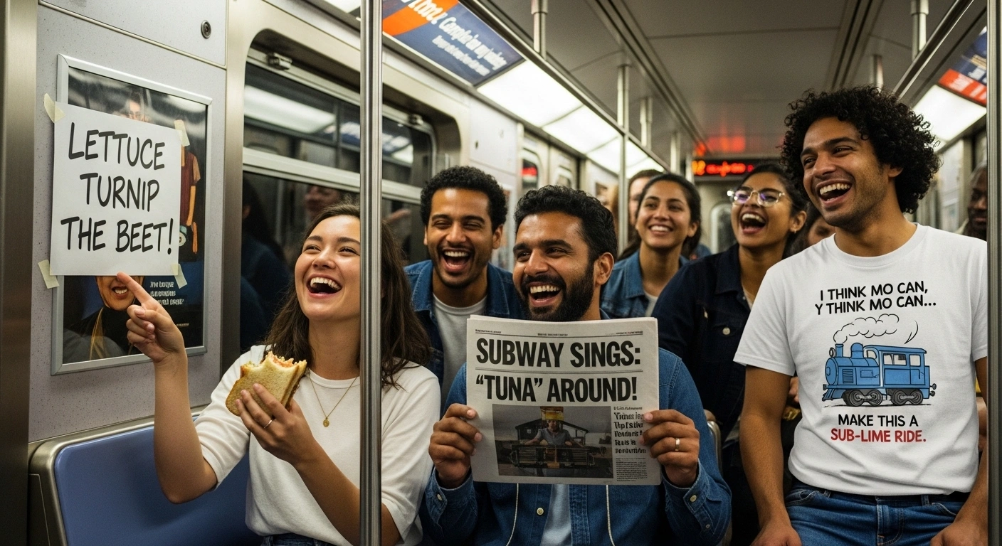 Subway Toasting Puns That Heat Things Up