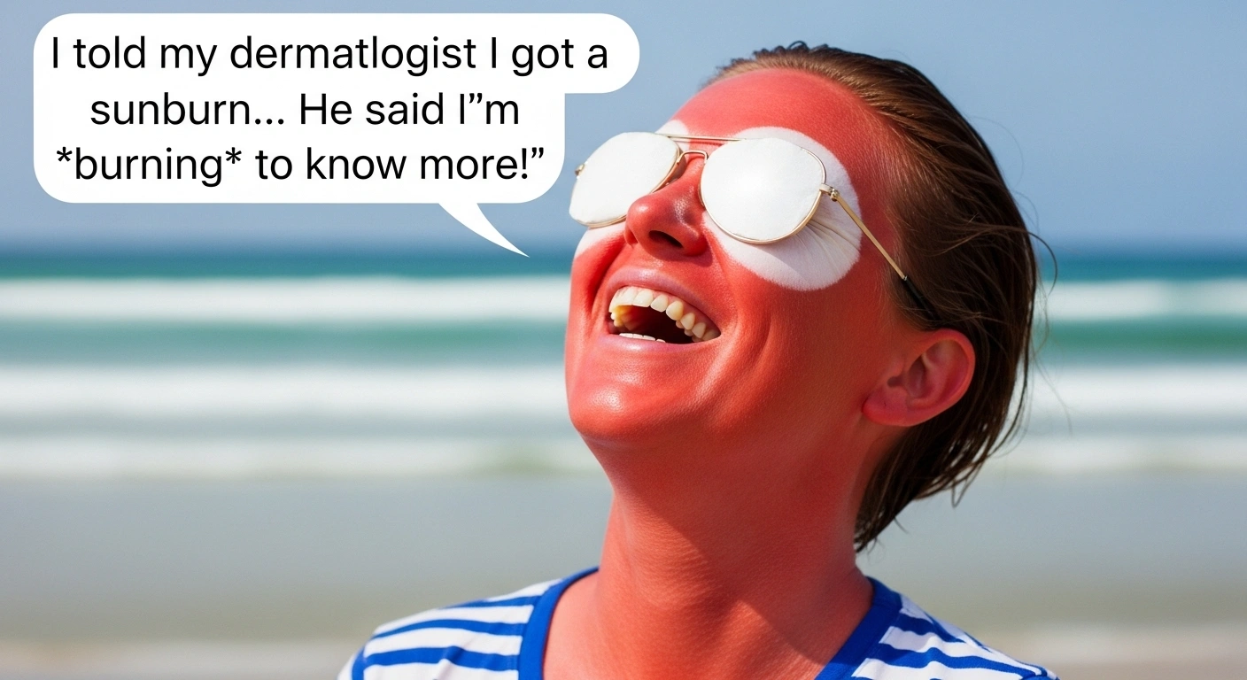 Sunburn Puns About Lessons Learned