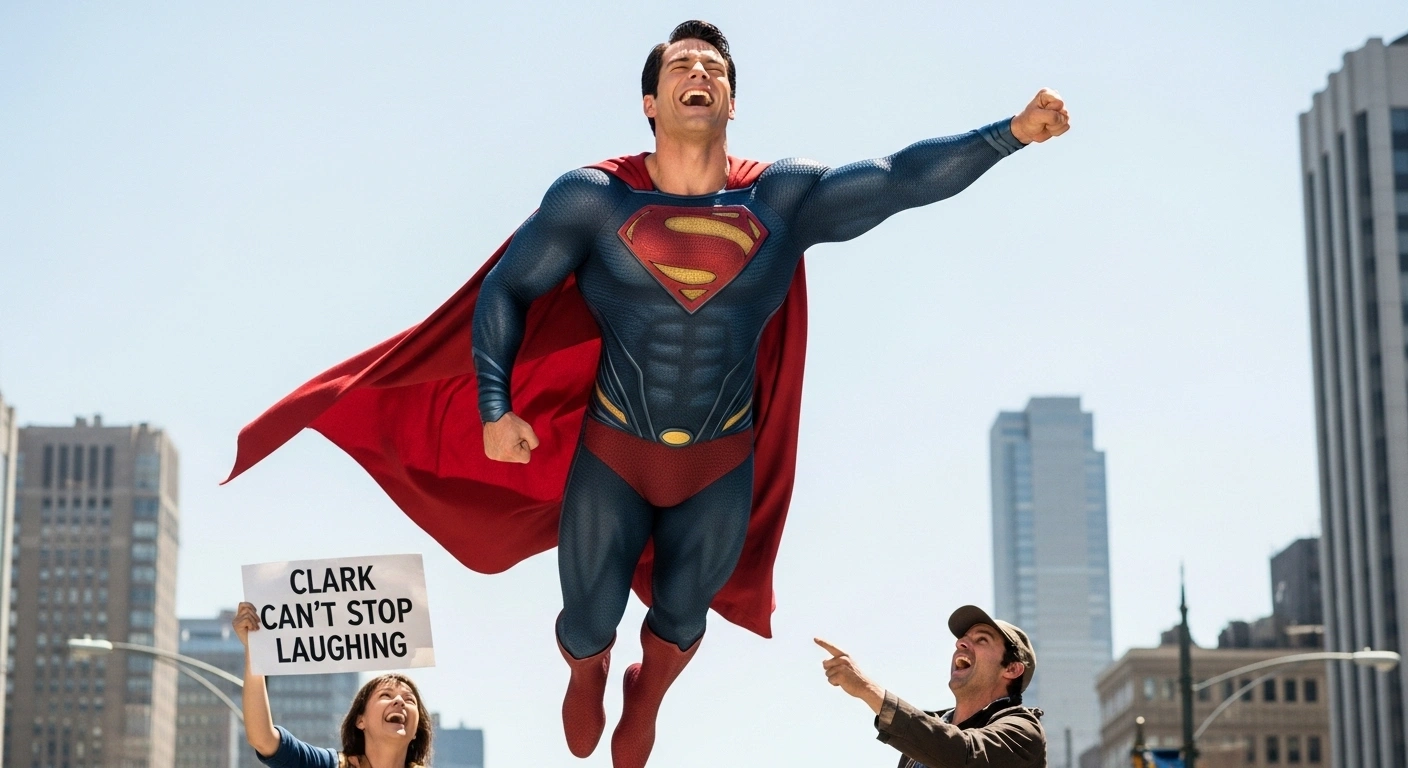 Superman Costume and Cape Puns