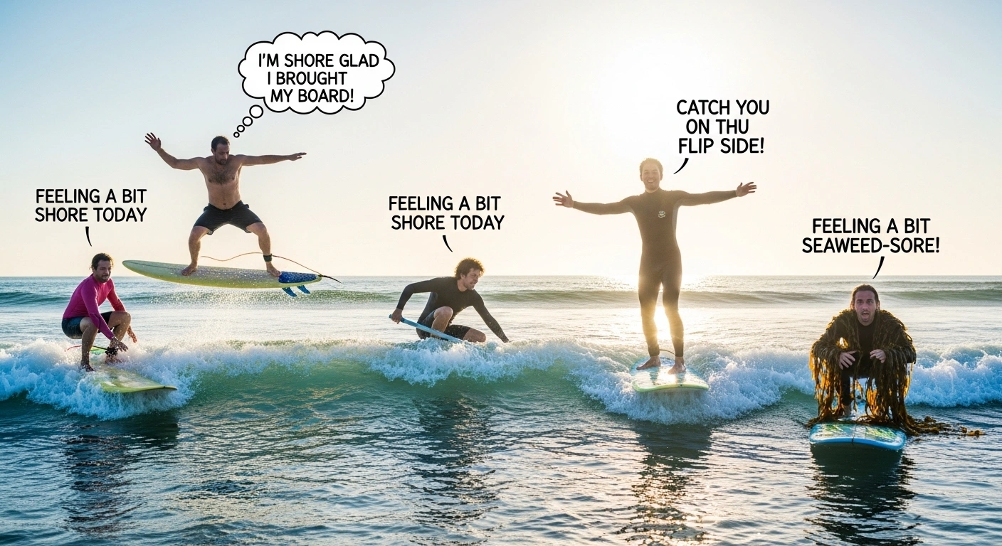 Surf Puns About Fitness