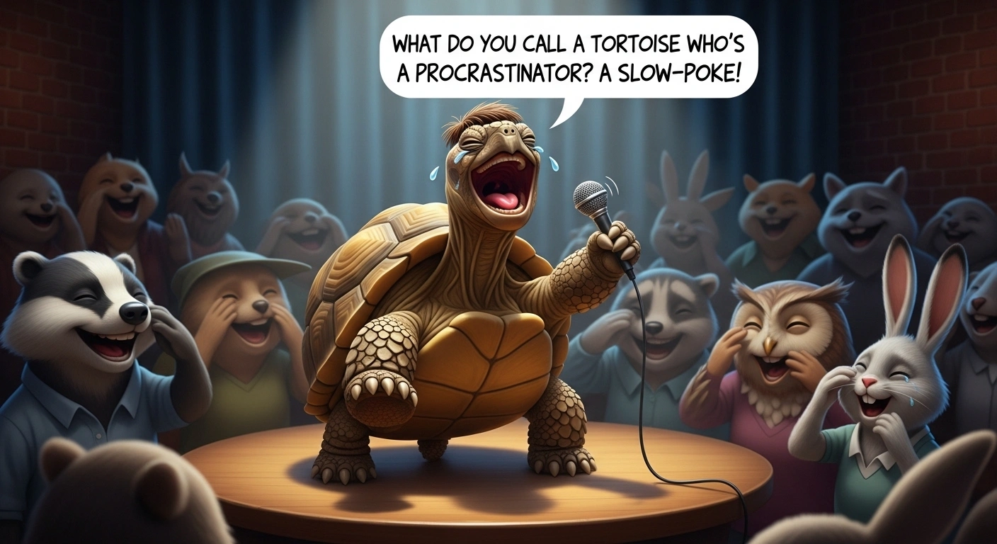 Tortoise Puns About Technology and Internet