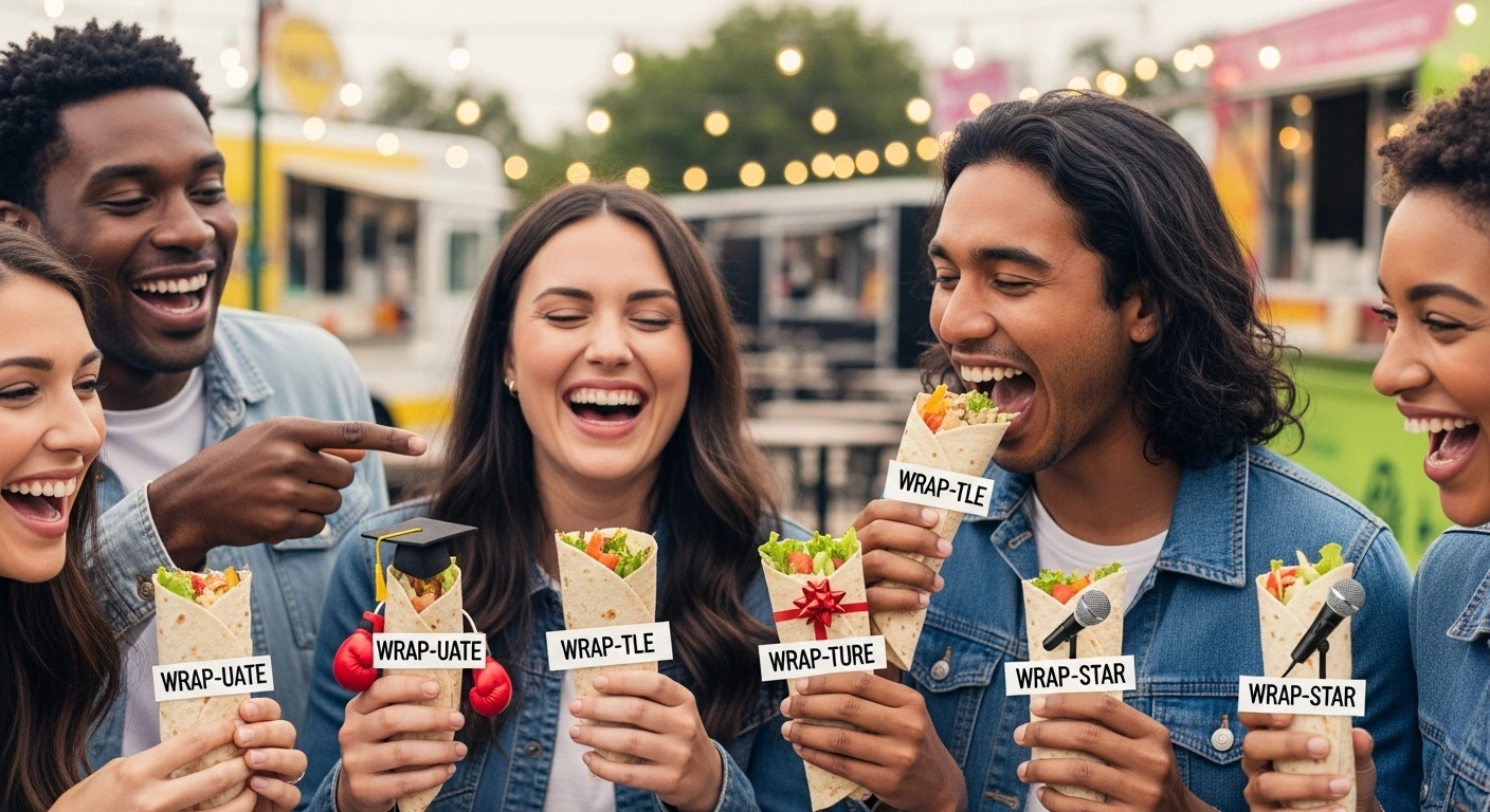 Wrap Puns for Street Food