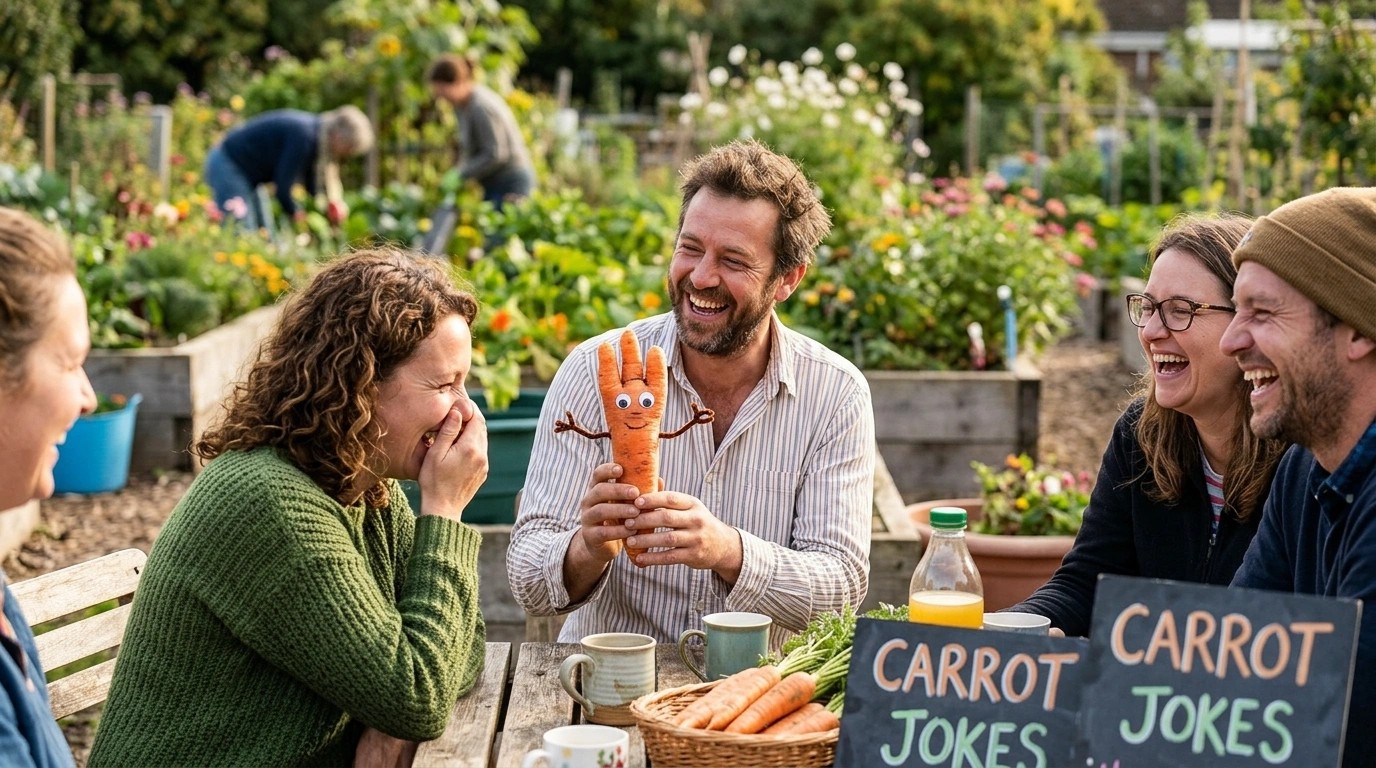 Carrot Jokes About Foodies