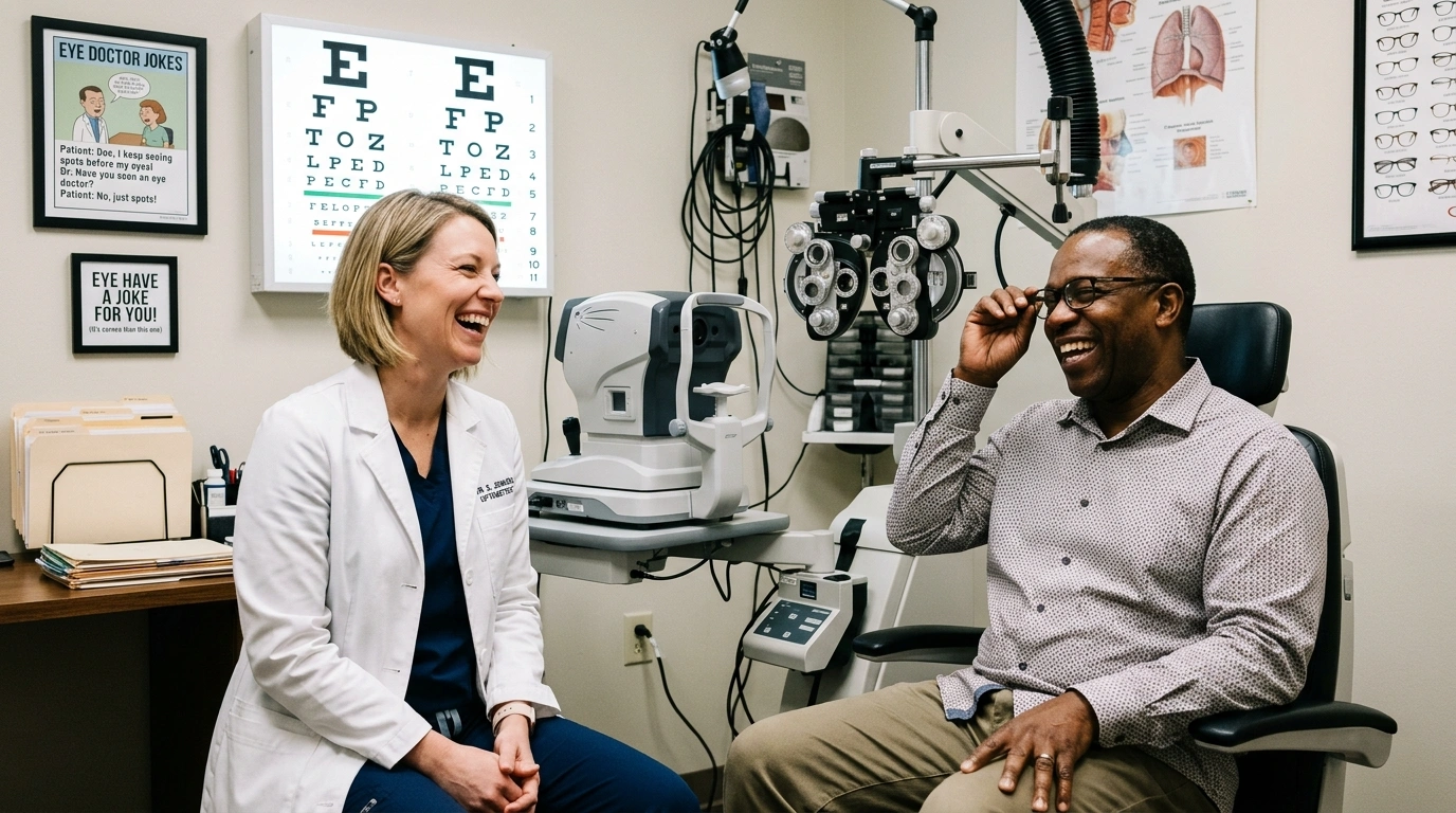 Eye Chart Struggles That Blur Reality