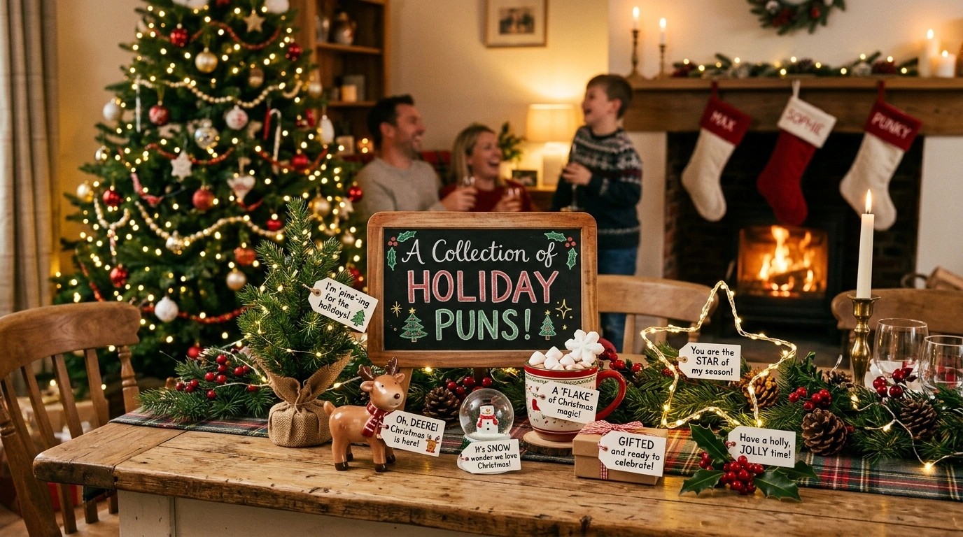 Fruitcake Comedy Holiday Season Puns