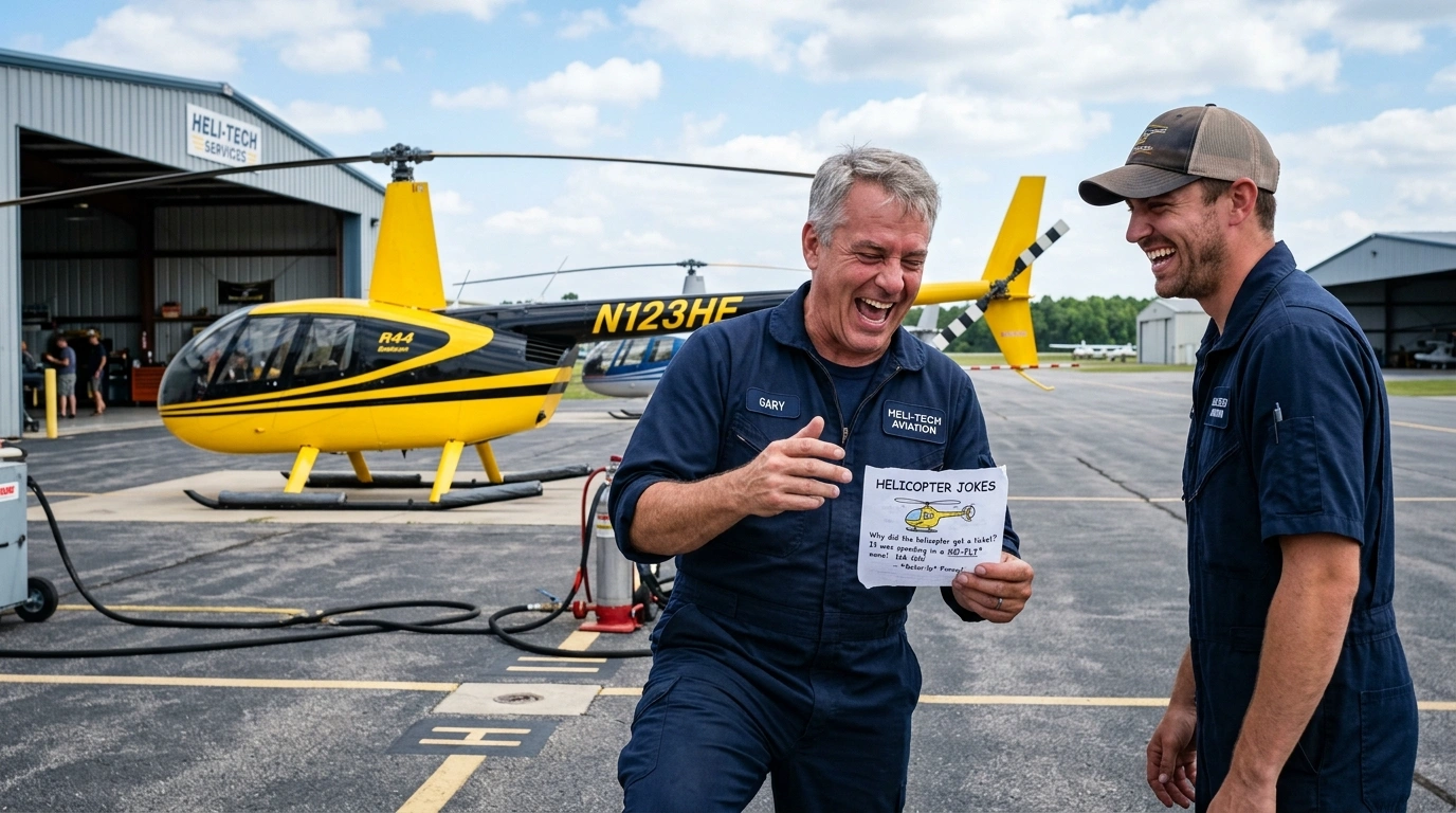 Helicopter Jokes in Maintenance Life