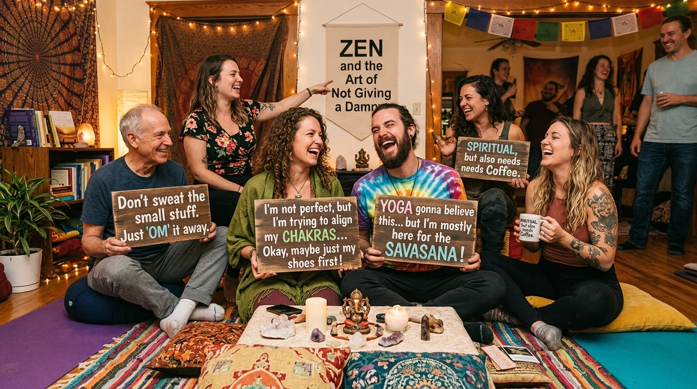 Mindfulness Spiritual Puns for Busy People