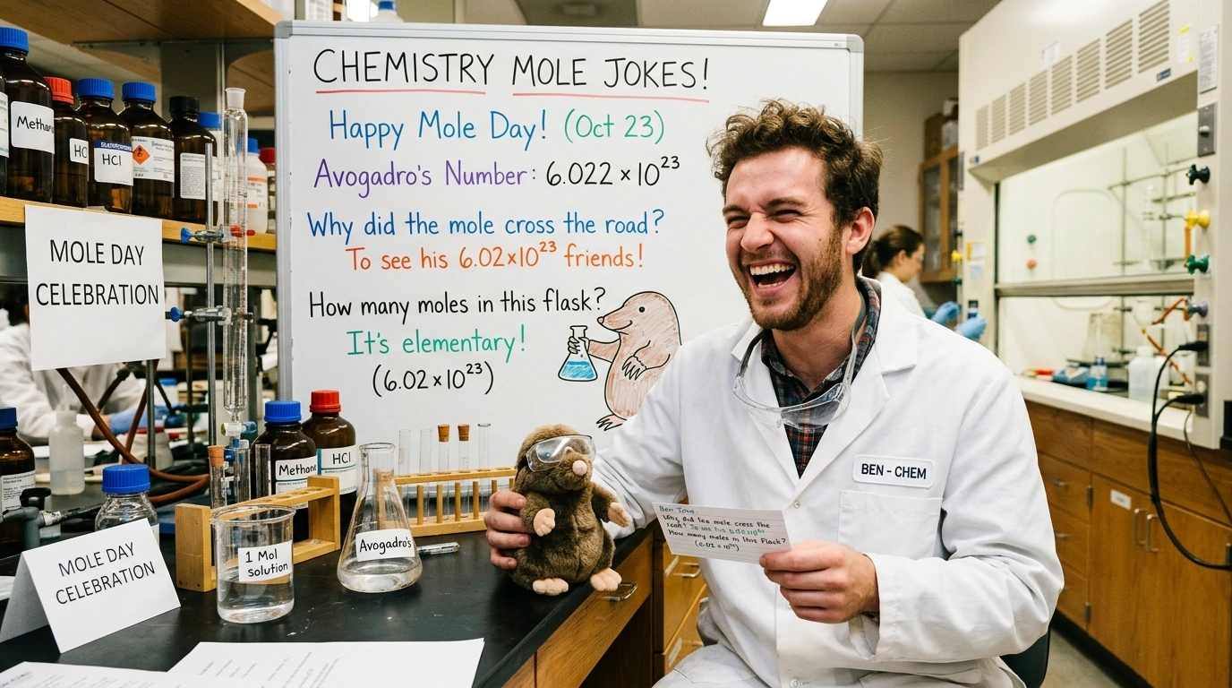Mole Reaction Jokes That Explode Emotionally