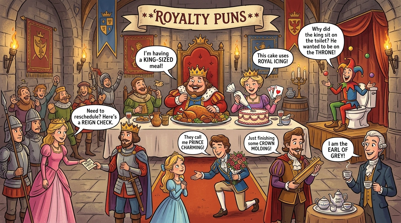 Royalty Puns for Instagram Captions