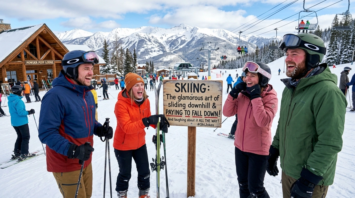 Ski Jokes in Ski Training