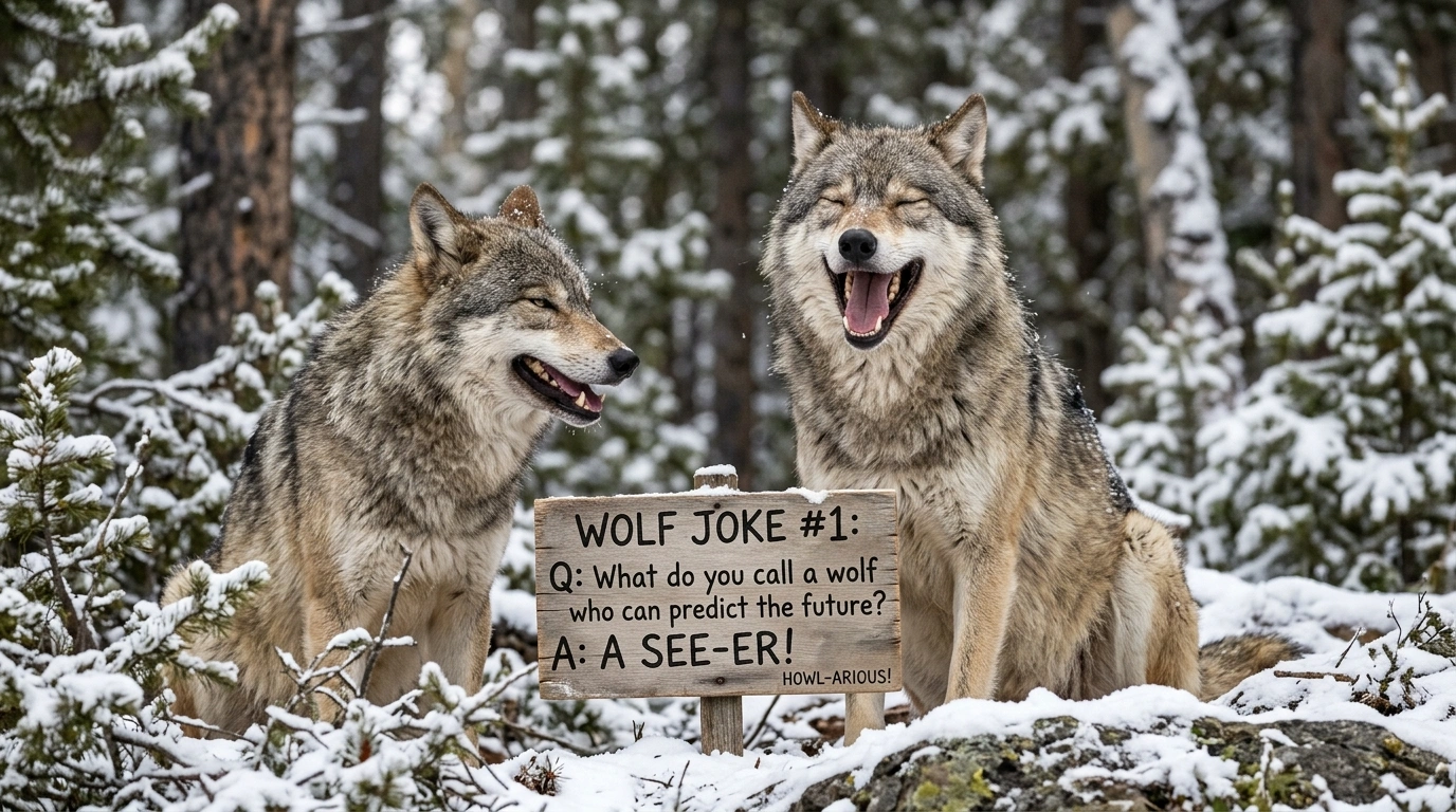 Wolf Jokes in Romance Wolves