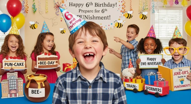 6th birthday puns