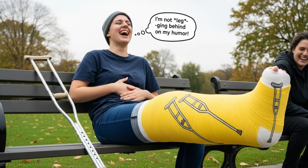 broken leg jokes