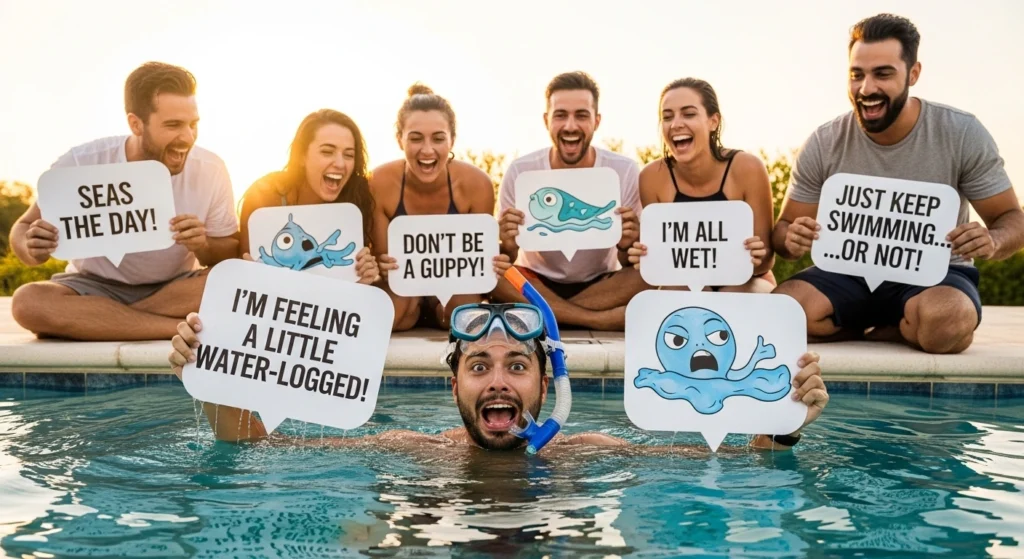 drowning puns