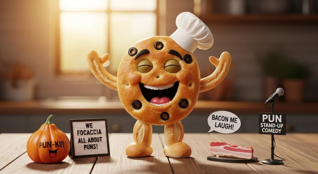 focaccia puns