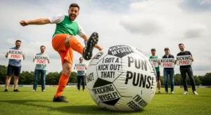 kicking puns