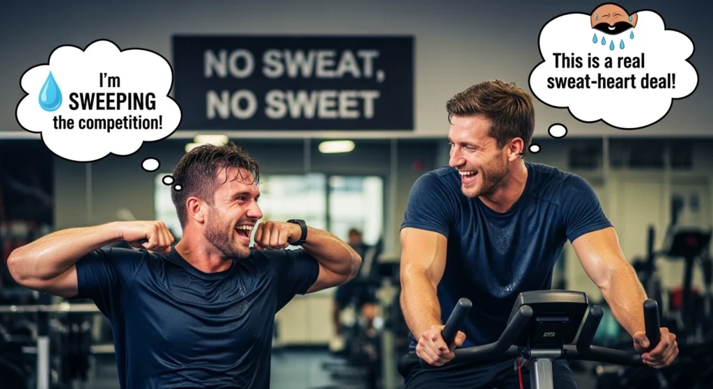 sweating puns