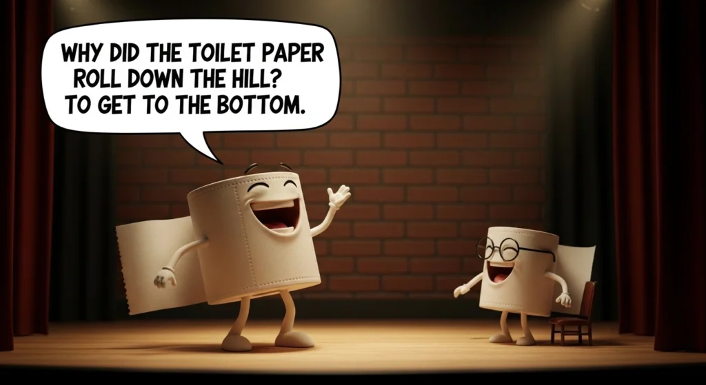 toilet paper jokes