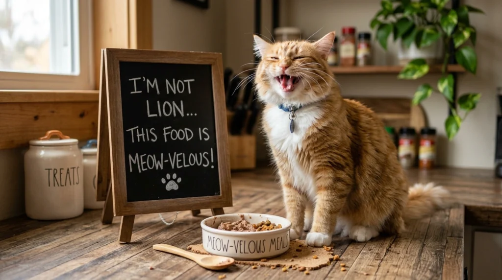 cat food puns